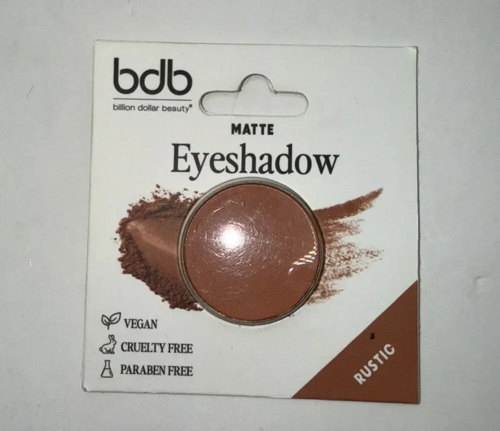 Billion Dollar Beauty BDB Waterproof Matte Magnetic Eyeshadow Pan Rustic 0.042oz